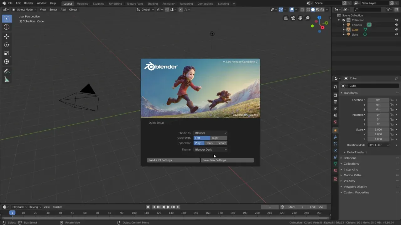 Blender Interface