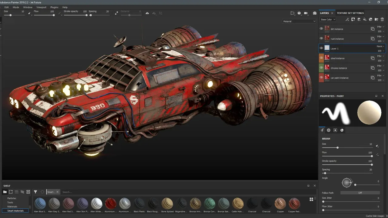 Substance Painter in Action
